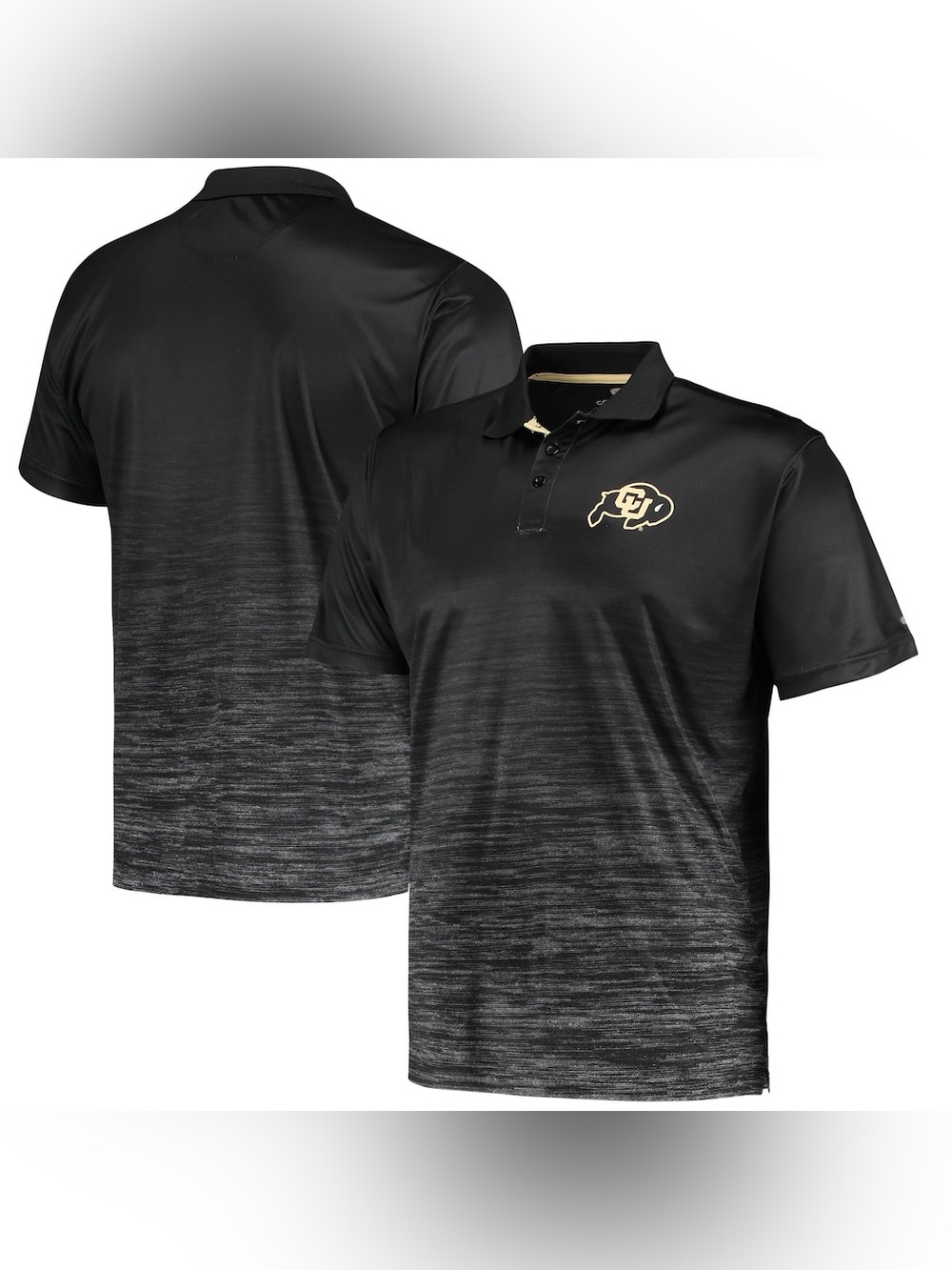 Men’s Colosseum Black Colorado Buffaloes Marshall Polo